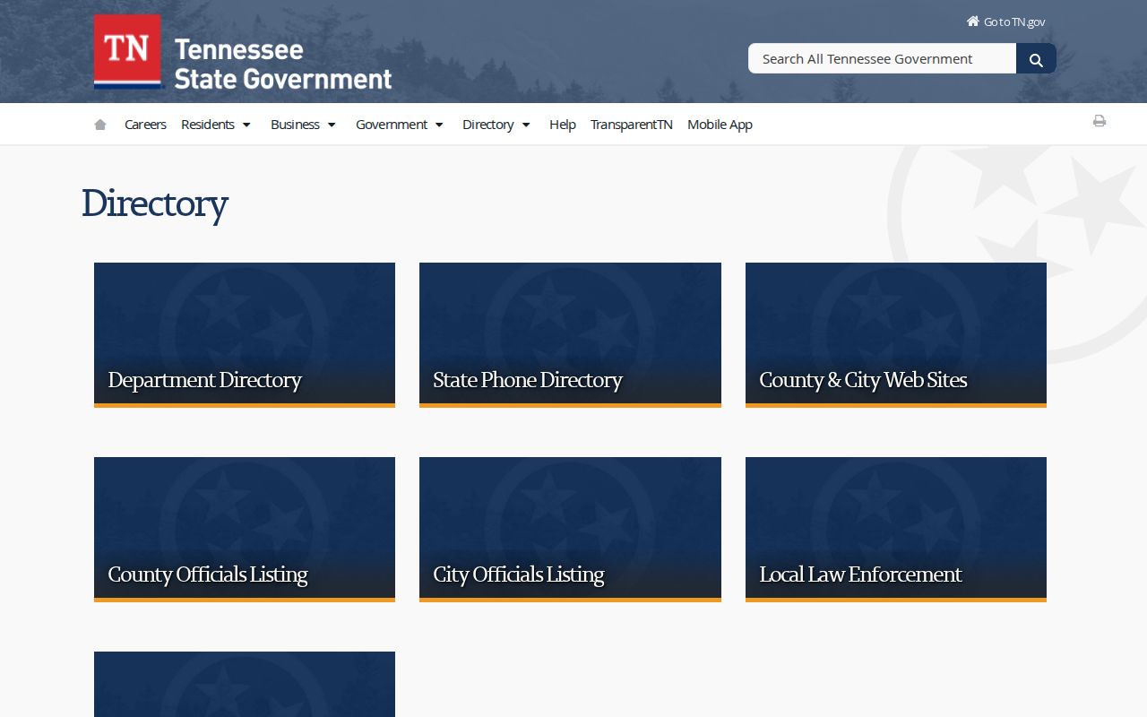 Cleveland people directories Tennessee agency and employee search